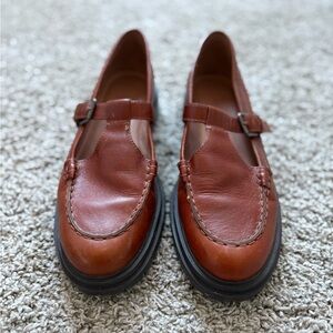 Madewell Brown Leather Loafers sz 11